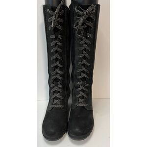 Vintage Sorel Joan of Artic Tall Lace-up Wedge Boots. Size 8.5 (women)